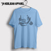 Quadrophenia Lambretta 1 Inspired Moped Art Men’s T-Shirt