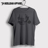 Quadrophenia Lambretta 1 Inspired Moped Art Men’s T-Shirt
