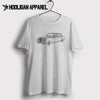Rolls Royce Phantom v Classic 1960 Inspired Car Art Men’s T-Shirt