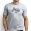 Royal Enfield Continental GT Premium Motorcycle Art Men’s T-Shirt