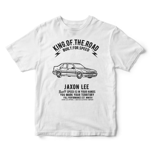 JL King Illustration For A SAAB 9000 Aero Motorcar Fan T-shirt
