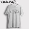 Tesla Model S 2017 Inspired Car Art Men’s T-Shirt