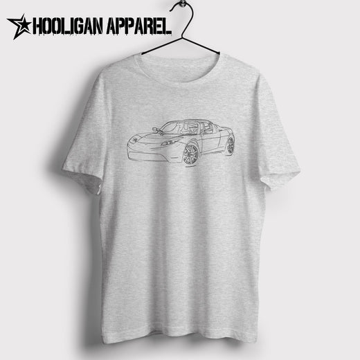 Tesla Roadster 2008 Inspired Car Art Men’s T-Shirt