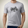 HA Truimph Street Twin 2019 Motorcycle Art - T-Shirt