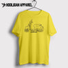 Vespa GTS300 2008 Inspired Moped Art Men’s T-Shirt