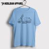 Vespa GTS300 2008 Inspired Moped Art Men’s T-Shirt