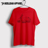 Vespa GTS300 2008 Inspired Moped Art Men’s T-Shirt