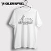 Vespa GTS300 2008 Inspired Moped Art Men’s T-Shirt
