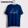 Vespa GTS300 2008 Inspired Moped Art Men’s T-Shirt