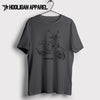 Vespa PX125cc 2011 Inspired Moped Art Men’s T-Shirt
