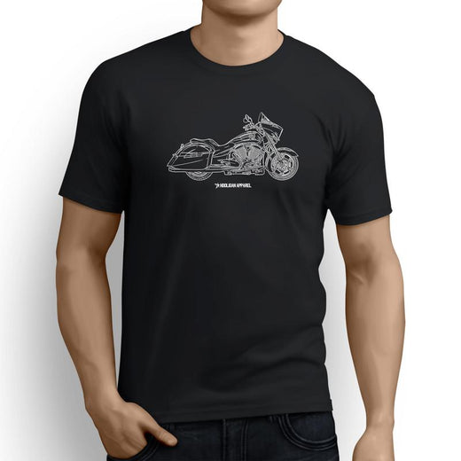 Victory Cross Country Premium Motorcycle Art Men’s T-Shirt