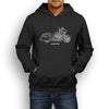 Victory Cross Country Tour Premium Motorcycle Art Men’s Hoodie