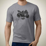 HA Yamaha YZF R1 GYTR 2019 Motorcycle Art - T-Shirt