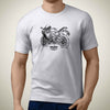 HA Yamaha YZF R1M 2020 Motorcycle Art - T-Shirt