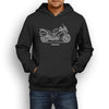 Yamaha FJR1300 2012 Premium Motorcycle Art Men’s Hoodie