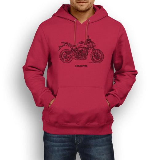 Yamaha MT07 2016 Premium Motorcycle Art Men’s Hoodie