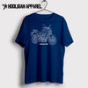 Yamaha MT 07 2018 Premium Motorcycle Art Men’s T-Shirt