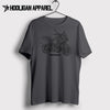 Yamaha Tracer 900 GT 2018 Premium Motorcycle Art Men’s T-Shirt