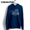 Yamaha XT1200ZE Super Tenere 2018 Premium Motorcycle Art Men’s Hoodie
