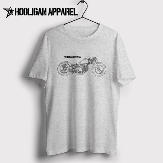 Young Choppers & Hot Rods Premium Motorcycle Art Men’s T-Shirt