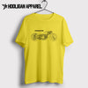 Young Choppers & Hot Rods Premium Motorcycle Art Men’s T-Shirt