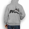 MARVEL / DC INSPIRED FAN ART BATMAN AND GOTHAM CITY DESIGN HOODIE