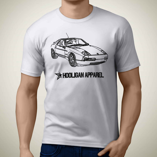 Porsche 928 Inspired Car Art Men's T-Shirt,Hooligan Apparel