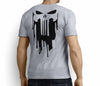 MARVEL / DC INSPIRED FAN ART PUNISHER  BLACK  DESIGN T-SHIRT