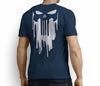 MARVEL / DC INSPIRED FAN ART PUNISHER  BLACK  DESIGN T-SHIRT